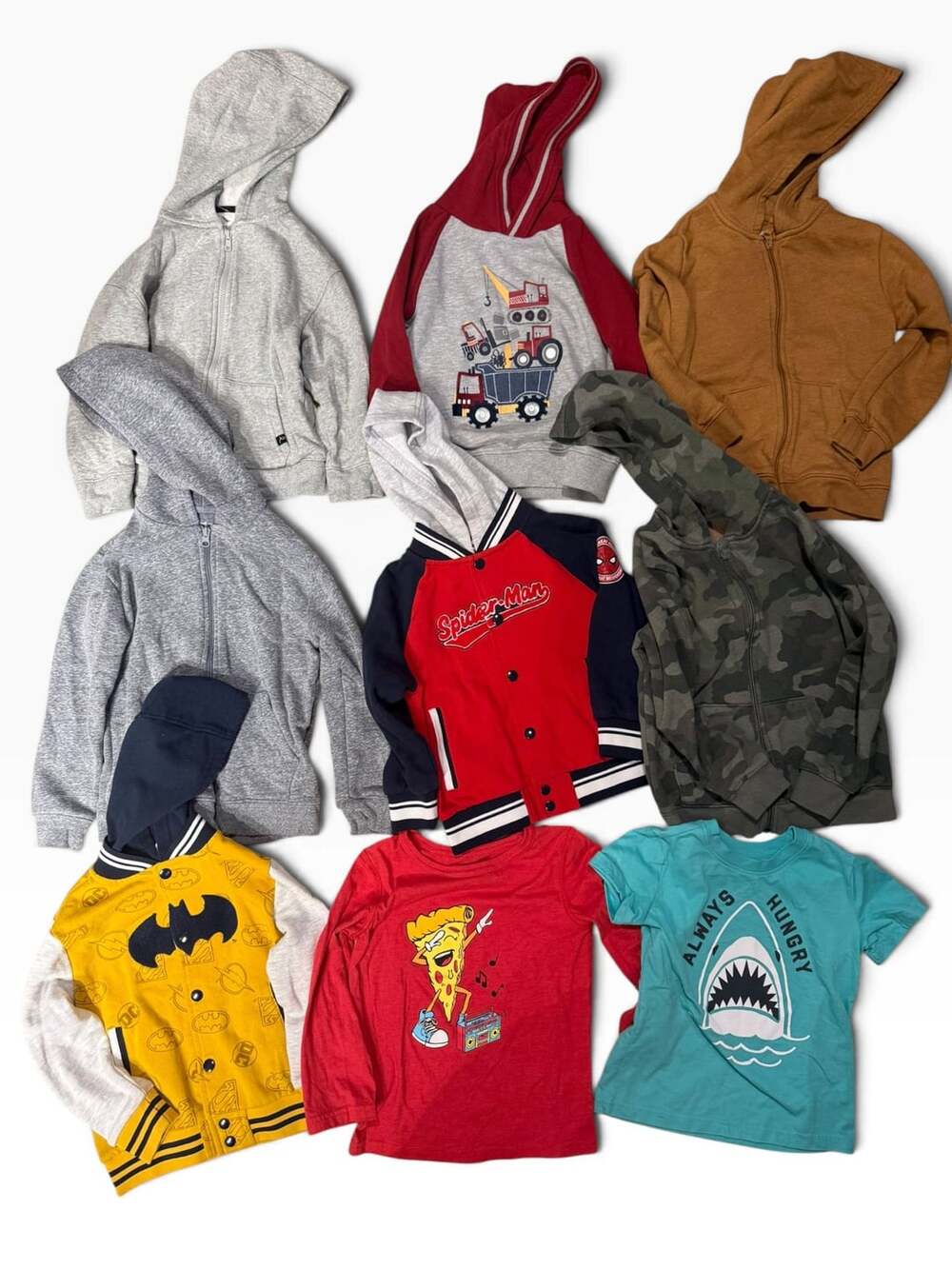 Toddler Boy Clothes Bundle of Jackets Sweaters and Hoodies Size 5